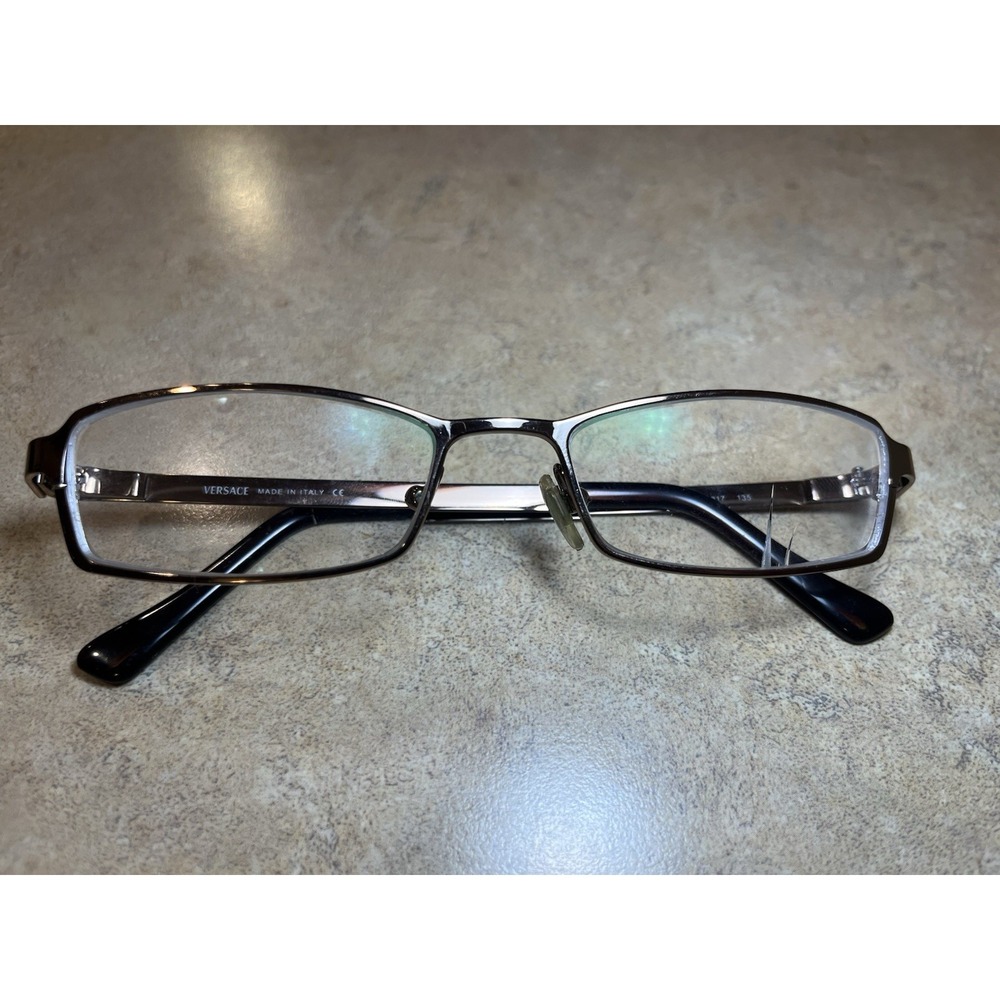 Versace Italy Mod. 1041 1013 49-17-135 Coffee Brown Eyeglasses Frame